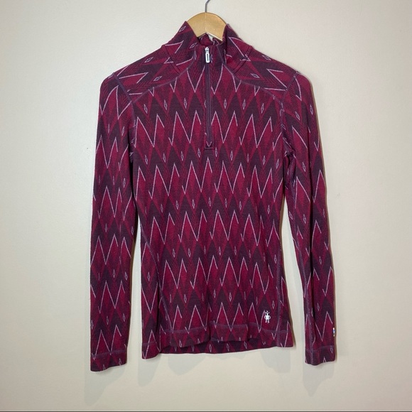 Smartwool Tops - Smartwool Merino 250 Baselayer Pattern 1/4 Zip Top Size Medium